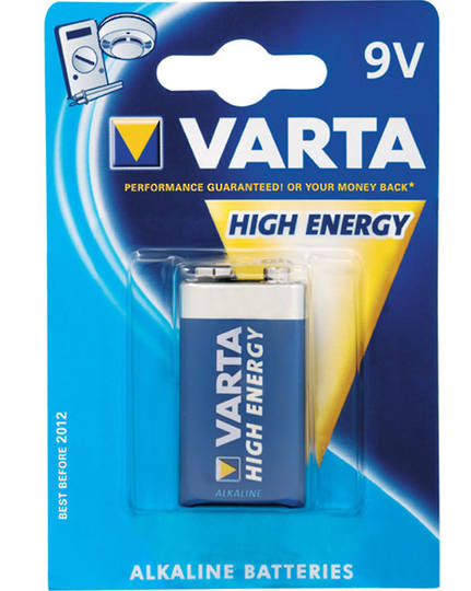 Varta HE 9V Size Alkaline Battery